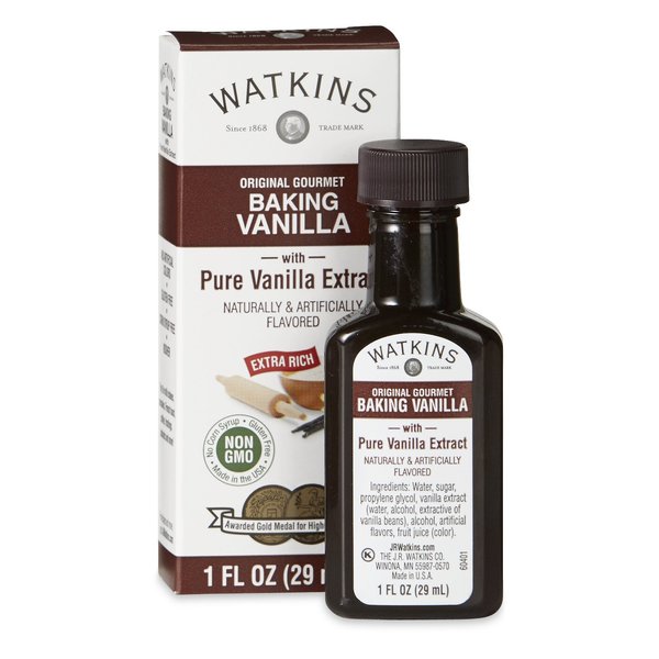 Watkins Original Gourmet Baking Vanilla, 1 Fl Oz (Pack of 12)
