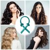 AOMIG Hair Curler Set, Hair Rollers Lazy Hair Curlers To Sleep In Hair Curls Headband Overnight Hair Curlers For Women Long Hair Curler Accessories (Green)