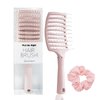 Tool in My Room Detangler brush - curved vented hair brush for detangling hair types such as wavy, wet, matted, curly hair. paddle brush for blow drying, cepillos para cabello
