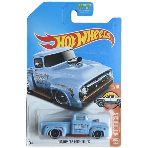 Hot Wheels Custom '56 Ford Truck, Hot Trucks 2/10 [blue]