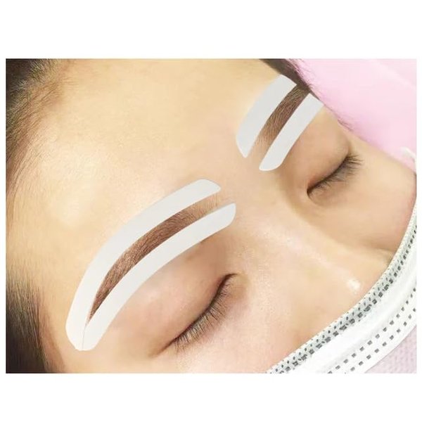 Eyebrow airbrush sticker stencil disposable 6 pairs eyebrow tint stickers