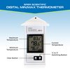 Sper Scientific Compact Digital Min/Max Thermometer 800121 - Wide Range Temperature Logger with Clear LCD Display - Ideal for Laboratories, Food Storage, HVAC & Greenhouses - 2 pc