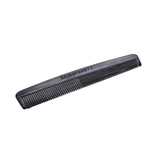 ECM M1 COMB - Fine Tooth and Wide Tooth Hair Comb, Durable Hair Comb for Best Styling and Professional Hair Care, Suitable for Curly Hair, Long Hair, Wet Hair in all Types, Black Pearl, 9 Inches