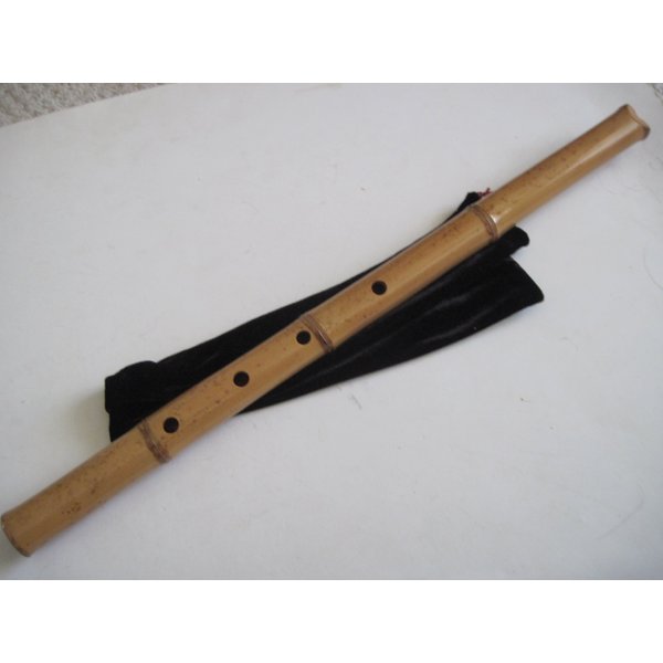 1.8 Pentatonic Shakuhachi w/o. Root End 5 Holes - Traditional Zen Instrument