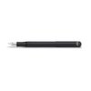 Kaweco LILIPUT Fountain Pen Black I Premium Aluminium Fountain Pen for Ink Cartridges I Exclusive Fountain Pen 12.5 cm I Nib: M (Medium)
