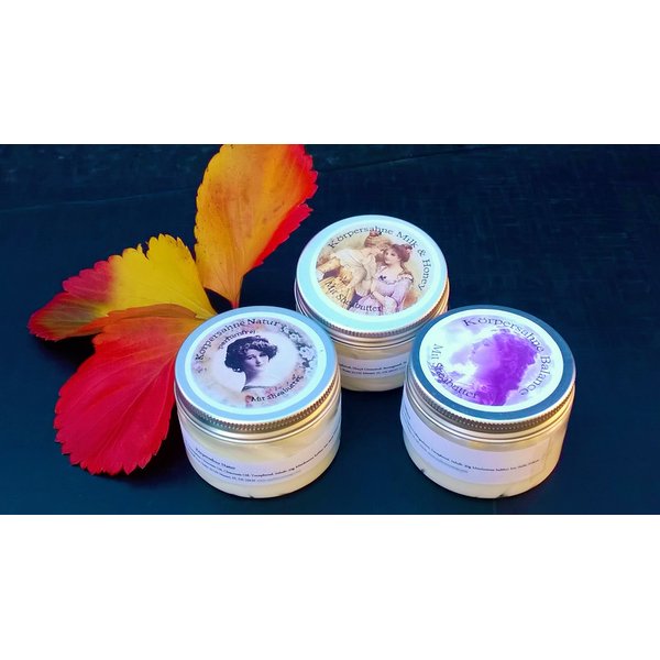 Body Cream Rose Garden 100% natural and vegetable, no water, no preservatives and no silicones with Shea Butter