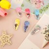 ACO-UINT 28 Pack Small Hair Clips for Girls, Sparkly Hair Clips with Glitter Inside Cute Hair Barrettes, Snap Hair Clips for Kids Toddler Women Girls Hair Accessories