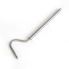 REPTI ZOO Portable Mini Snake Hook Collapsible Stainless Steel Snake Tongs and Snake & Reptile Hook Retractable Catching Snake Handling Tool