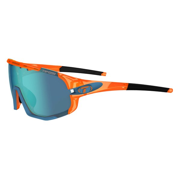Tifosi Optics Sledge Sunglasses (Crystal Orange, Clarion Blue/AC Red/Clear)
