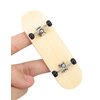 Yosoo Health Gear Finger Skateboards, Finger Board, Tool Kit, 1Pc Maple Wooden Alloy Fingerboard Finger Skateboards with Box Reduce Pressure Kids Gifts