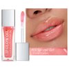 Mysense Plumping Lip Glow Oil, Hydrating Lip Gloss Transparent Lip Oil Tinted, Glossy Lip Moisturizer for Lip Care and Dry Lips Nourishing, 03