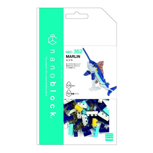 nanoblock - Sea Friends - Marlin, Collection Series Building Kit