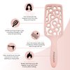 FRAMAR Professional Vented Hair Brush – Paddle Curved Hair Brush For Blow Drying, Wet Paddle Brush for Women Blow Drying