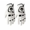 FINGER TEN Men’s Golf Glove Left Hand Right with Ball Marker Value 2 Pack, Weathersof Grip Soft Comfortable, Fit Size Small Medium ML Large XL (Large, Worn on Left Hand)
