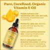 Natural Born Oils Vitamin E Oil (made from Wheat Germ), 16oz, Organic, Cold-Pressed, Nutrient-Rich, Excellent for Glowing Skin, Lustrous Hair