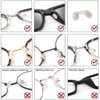 Nose Pads Soft Foam Adhesive Anti-Slip Silicone Eyeglass Nose Pads Stick On for Glasses Eyeglasses Sunglasses 12 Pairs, 1.5mm,Skin Color