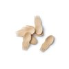 Bambu, Disposable Bamboo Sporks Set , 100% Organic Biodegradable Utensils for Any Occasion, Veneerware Party, Wedding, and Events, Compostable Cutlery - Pack of 24