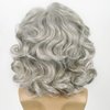 Wiggy Mermaid Santa Beard and Wig Set Long Gray Old Man Wizard Wig Costume Accessories Santa Claus Suit Grey for Men Women Carnival Christmas Party