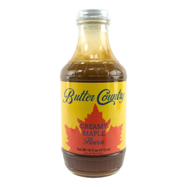 Butter Country Rich & Creamy Buttermilk Syrup | Maple Flavor | 16 fl oz/1 Pack | No Artificial Flavors, No Corn Syrup, Gluten-Free, rBST-Free Dairy