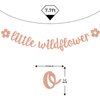 Little Wildflower Banner, It's a Girl Baby Shower Decorations, Welcome Baby Girl Decor, Girls Happy Birthday Party Decorations Supplies