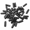 200 Pcs Headband Rubber End Caps Replacement Cap Cover for Hair Hoop DIY Accessories, Black