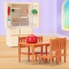 BananMelonBM Dollhouse Furniture icebox for Kids Toys Miniature Doll House Accessories Pretend Play Toys for Boys Girls & Toddlers Age 3+