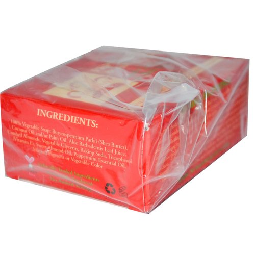 Nubian Heritage Peppermint and Aloe Soap Bar 5 Ounces