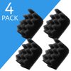 Evergreen Pet Supplies 4-Pack Fluval-Compatible Replacement Foam Filters - Works with 304/305/ 306/404 / 405/406 Aquarium Canister Filter Models - Equivalent to Bio-Foam A237 - by Impresa Products