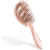 Ninabella Organic Detangling Hair Brush for Women, Men & Children - Does not Pull on Hair - Hair Straightening Brushes for Straight, Curly & Wet Hair - Unique Wave Hairbrush Rose Gold