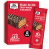 Little Secrets | Crispy Wafers | 30% Less Sugar | Guilt-Free | Nothing Artificial (Peanut Butter & Dark Chocolate, 12-Pack (12 Full Size Bars))
