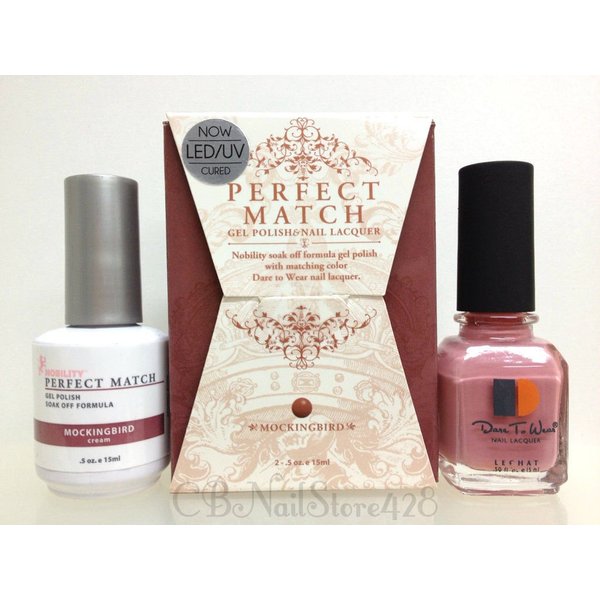 LECHAT Perfect Match Gel Polish & Nail Lacquer Duo PMS27 - Mocking Bird