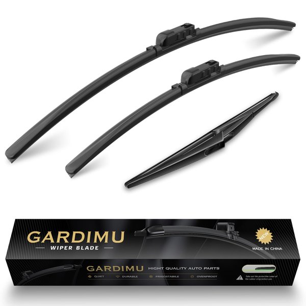 Replacement for 2016 2017 2018 2019 Mercedes-Benz GLE 350 400 550e Windshield Wiper Blades-Original Equipment Front and Rear Wiper Blades Set 26"+23"+12" (Set of 3)
