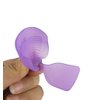 yueton Pack of 10 Reusable Toenail Nail Art Soak Off Cap Clip UV Gel Polish Remover Tool (Purple)
