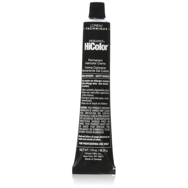 L'oreal Paris Excellence Hicolor Permanent Hair Color, Black Onyx