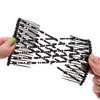 Ruihfas 4Pcs Magic Beading Hair Comb Double Clips Easy Stretch Combs Hair Styling Accessories for Women Girls Hair Beauty