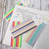 2300 Pcs Highlighter Strips Tabs Transparent Highlighter Tape Reusable Long Highlighting Sticky Tabs Page Markers Index Tabs for Books Office Supplies