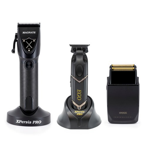 XPERSIS PRO Magnate DLC Fade Blade Hair Clippers for Mens,Barbers Professional Cordless Hair Clippers + Cordless Hair Trimmers Brushless and DLC Blade +Electric Razor Foil Shaver with Sharp Blades