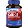 NatureMyst Krill Oil, 1000mg, Omega 3s, DHA EPA & Astaxanthin Phospholipids, Non-GMO, No Fishy Taste, Made in The USA, Professional Grade 60 Liquid Softgels