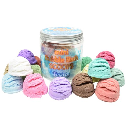 Mini Bubble Bath Scoops - 7 pack, Kids Bubble Bath Bar, Bubble Bath Truffles, Bubble Bath for Kids, Mini Bubble Bath Favors, Bubble Bar