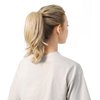 DAYCEN Wavy Hair Claw Ponytail Extension, Clip In Medium Length Synthetic Wave Ponytails For Women Girls (Bleach Blonde)