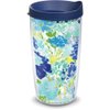 Tervis Fiesta Meadow Floral Made in USA Double Walled Insulated Tumbler Travel Cup Keeps Drinks Cold & Hot, 16oz, Classic Lidded
