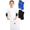 Kasyat Kids Elbow Brace Knit Compression Elbow Sleeve Compression Brace Gym Arm Sleeve Gym Elbow Support for Boys and Girls Teen Weight Lifting Sports(2 Pieces,Medium)