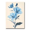 Illustration Of A Flower With Blue Flowers, Basil Organic Simplicity, Natural Core, Poster