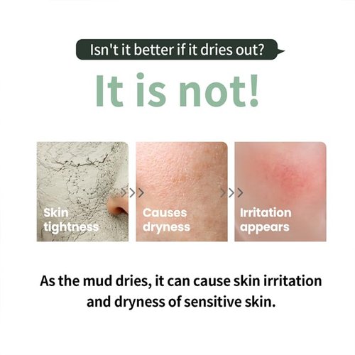 ilso Clean Mud Cream/Mud mask for face/Reduce acne 100g