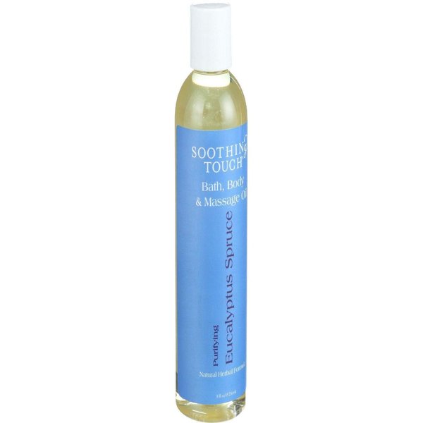 SOOTHING TOUCH LLC Bath &amp; Body Massage Oil Eucalyptus Spruce