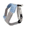 Doggles V Mesh Dog Harness, Blue/Gray, XX Small