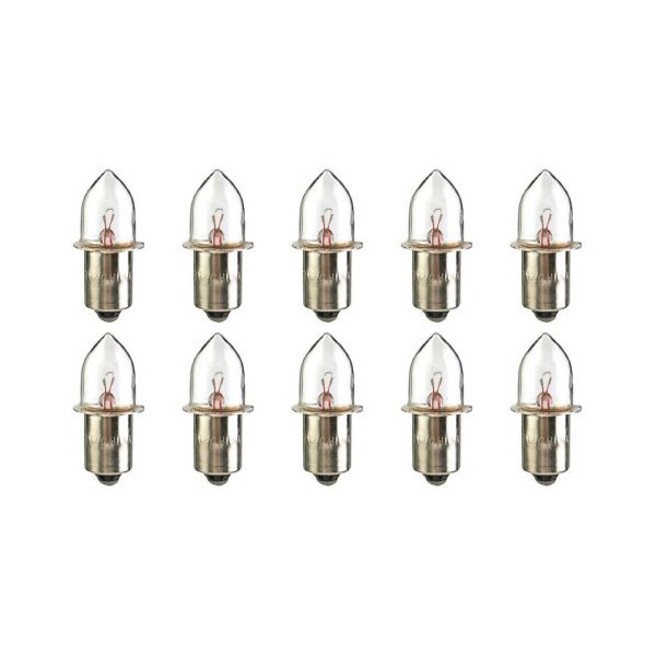 CEC Industries KPR112 Bulbs, 6 V, 4.5 W, P13.5s Base, B-3.5 shape (Box of 10)