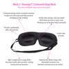 Mack’s Dreamgirl Contoured Sleep Mask – Pink, Comfortable, Adjustable, 2 Strap Eye Mask with Mack’s Dreamgirl Soft Foam Earplugs