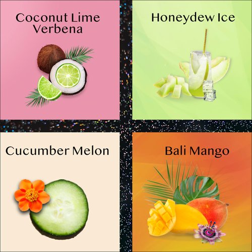 Cuticle Oil Pen for Nails - Nail Strengthener & Growth Treatment Serum for Damaged Nails, Hangnails w/Jojoba cuticle oil—Mixed Fragrances - Holographic Glitter Pens 4-Pack