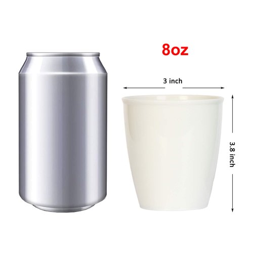 Youngever 8 Ounce Kids Cups, 9 Pack Kids Plastic Cups, 8 Ounce Kids Drinking Cups, Toddler Cups, Cups for Kids Toddlers, Unbreakable Toddler Cups (Urban Colors)